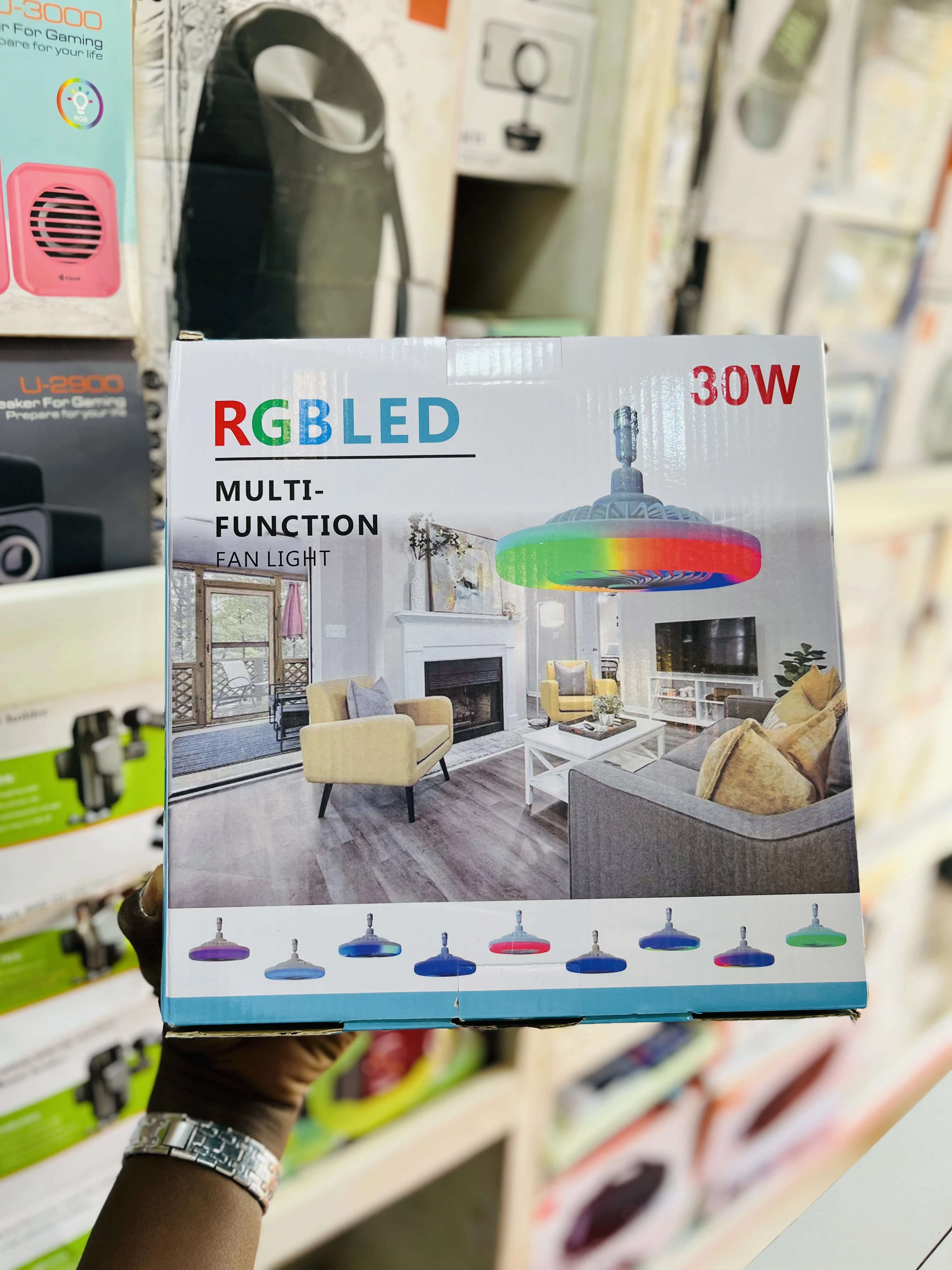 Fan Light - RGB led