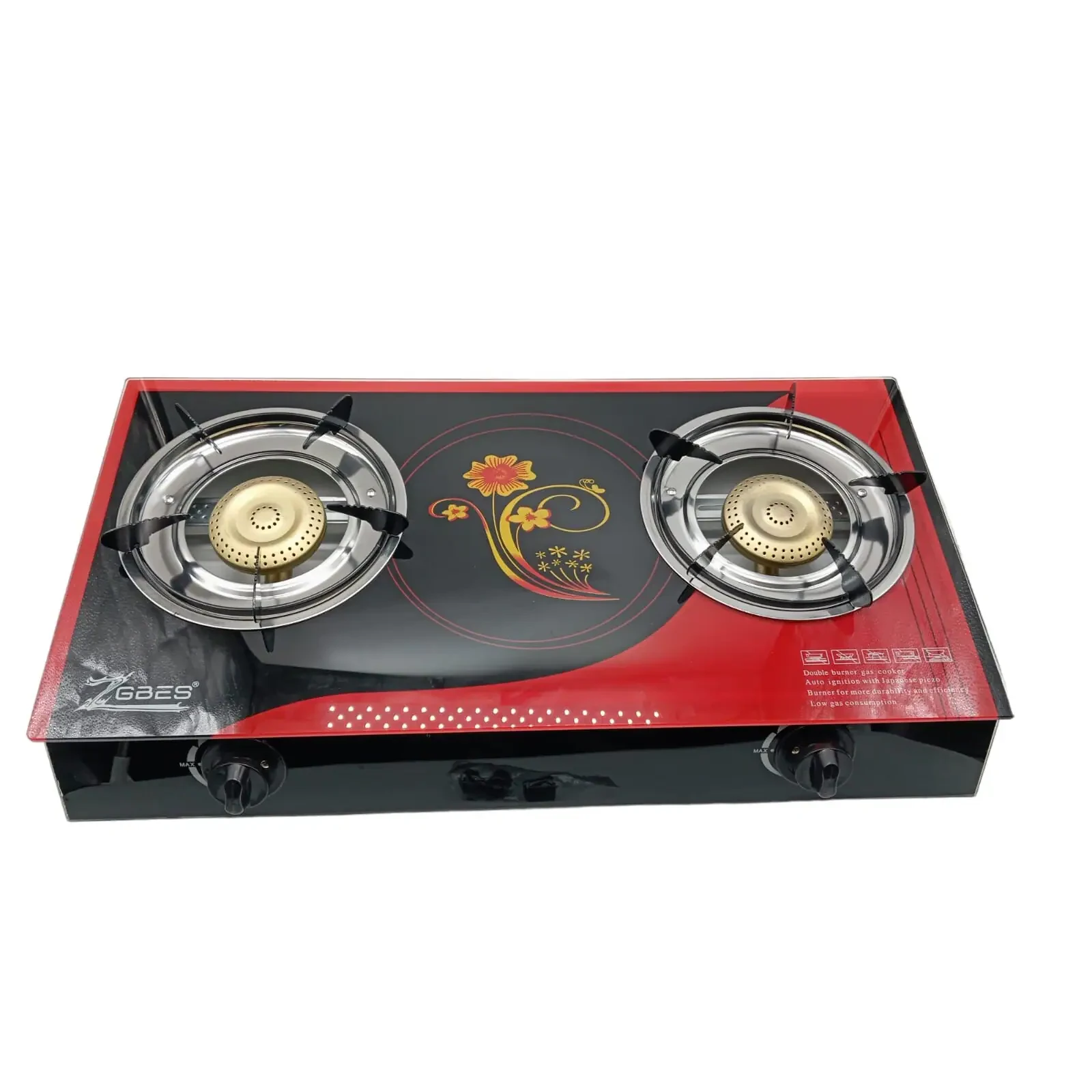 Cuisinière à gaz - 2 foyers